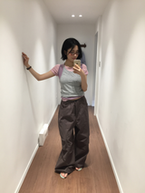 アルフ ピンタック ストリング パンツ (3color)