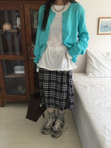 Engadin Round Cardigan (6Colors)