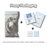 Fuzzy cable_Ribbon_Black (Ivory)