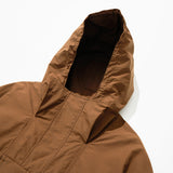 Nylon RIB Pullover Jacket - CAMEL