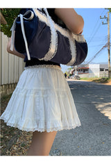 white cancan lovely skirt