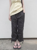 crop shirring pants
