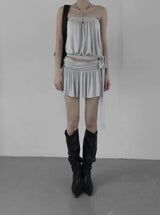 Whiz Shirring Skirt