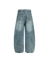 RinFeng Embroidery Wide Denim Pants 233317173