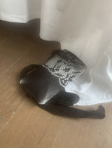 yuyuni lace garter stocking (black)