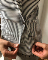 Shoto Wrap Button Short-Sleeve T-Shirt