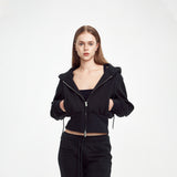 cropped hoodie