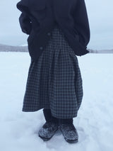 Mare Check Banding Skirt (2c)