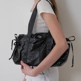 Glossy Ribbon Shoulder Bag_2 color