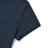 KIRSH PLAIN SLIM FIT T-SHIRT - DARK BLUE     