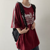 ジェントトラックラインボクシーフィット半袖Tシャツ