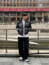  Basic pintuck wide sweatpants