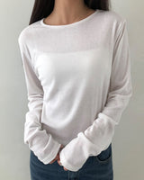 Kobon ラウンドネック ロングスリーブ Tシャツ
