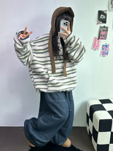 MINK🐻🧸RIVET STRING LONG WIDE PANTS 💙🖤2COLOR