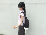 vintage two-tone backpack