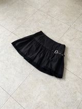 Lace buckle mini skirt pt