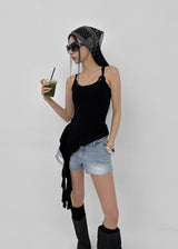 [MADE] Ledir Ruffle Sleeveless Top