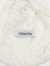 LACE STRING POUCH IVORY