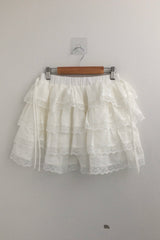 ribbon strap layer skirt