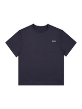 (Unisex) エッセンシャルストレッチフィットハーフスリーブパジャマセット　チャコール