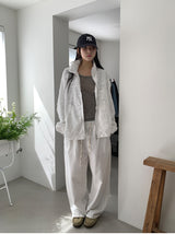 REFRESH WIDE BANDING PANTS (5C)
