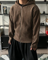 DV リベットバイカーフーディージップアップ (2C)