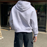 [Premium] LMN Mute Oversized-Fit Cropped Hooded Zip-Up (3 colors)