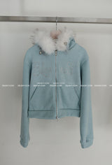 Cubic Purifying Hooded Zip-Up Jacket