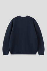 LMN Herringbone Knitwear Zip-up Cardigan (3 colors)