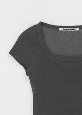 [MADE] Melto Pigment Ribbed Short Sleeve T-shirt