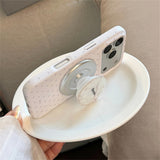ラクシャリーストーンパターンマグネティックiphoneケース