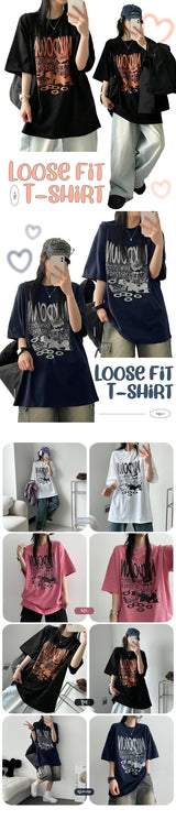 Leptil オーバーフィット半袖Tシャツ