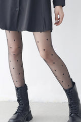 Moninta Heart See-Through Stockings