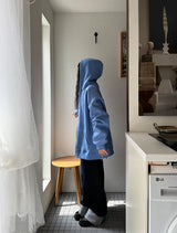 two way hood zip up