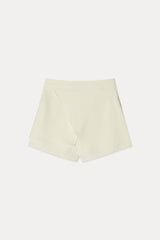 Wrap Skirt Short Pants_Ivory