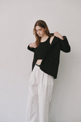 Round sleeveless (Black)