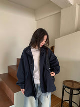ヒダンウォッシュ加工ボンバージャケット