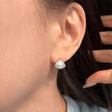 [925silver] ミニクリームピアス (2color)