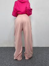 (UNISEX) ダブルラインストリング ワイド ルーズフィット フリース トレーニングパンツ - 6 COLOR
