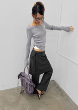 [MADE] Ver String Midi Skirt Pants