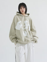 Smoking pigment overfit hoodie