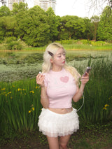 I♥︎ROSEANNE TWINKLE TEE (PINK)