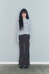 MIRE KEY WOOL HIGH NECK T MINT