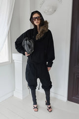 26SS★ KNITTED LEG WARMER COTTON SARROUEL PANTS