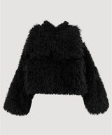 ECO FUR ASYMMETRIC JACKET