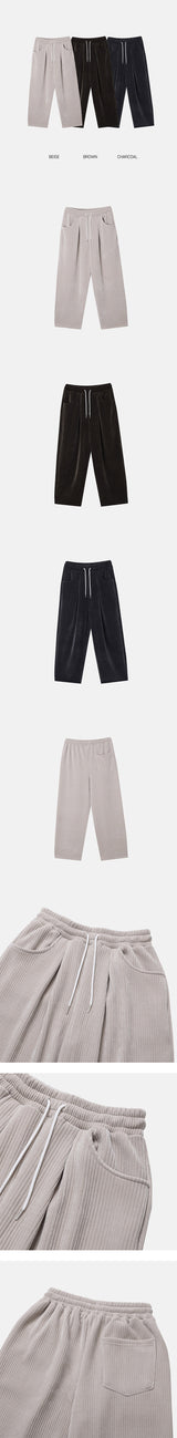 [F/W] ベルベットコーデュロイバンディングパンツ(3color)