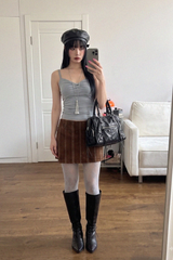 GATHERED KNOT STRAP TANK (MINT)