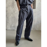[SET UP가능] Minimal belt slacks(3color)