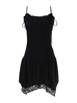 【60％限定】ブラックレースコルセットワンピース