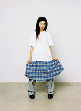 ハートループTシャツ - ホワイト